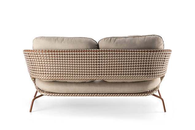 Santiago 2er Loungebank Edelstahl 3