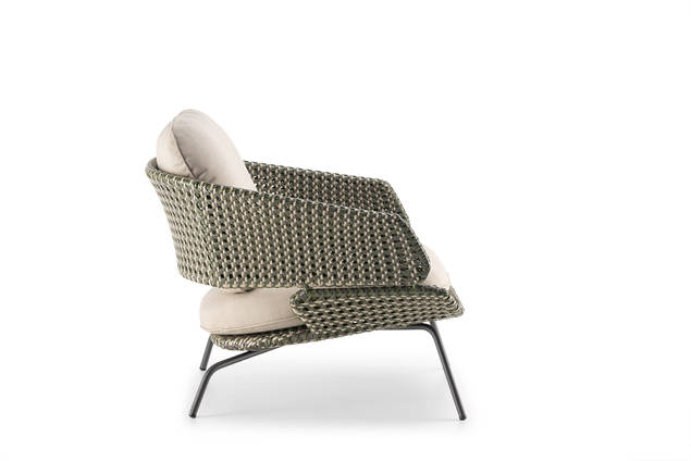 Santiago Fauteuil lounge acier inoxydable 2