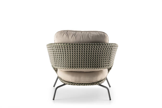 Santiago Fauteuil lounge acier inoxydable 3