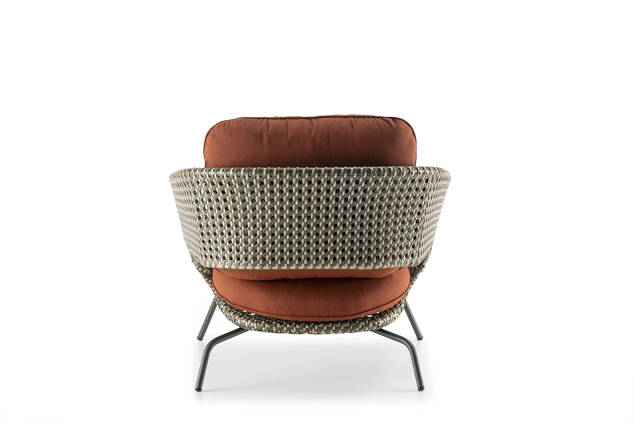 Santiago Fauteuil lounge acier inoxydable 3