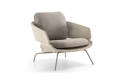 Santiago Fauteuil lounge acier inoxydable