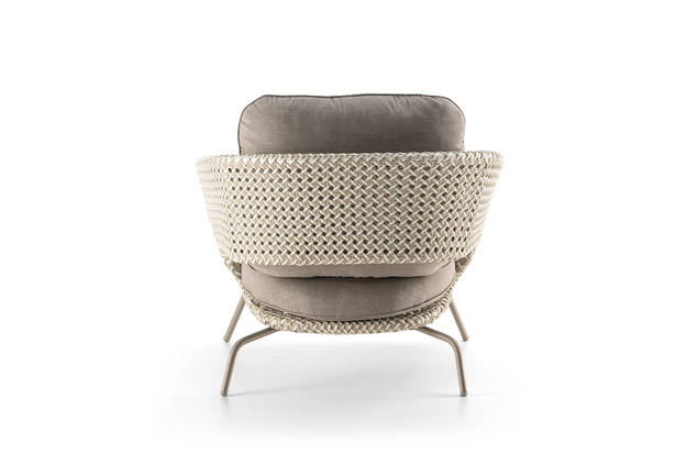 Santiago Fauteuil lounge acier inoxydable 3