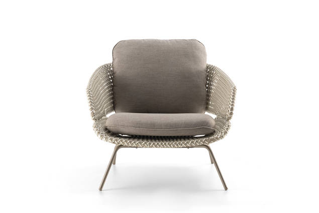 Santiago Fauteuil lounge acier inoxydable 4