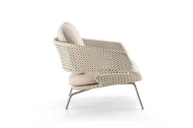 Santiago Fauteuil lounge acier inoxydable 2