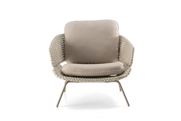 Santiago Fauteuil lounge acier inoxydable 4