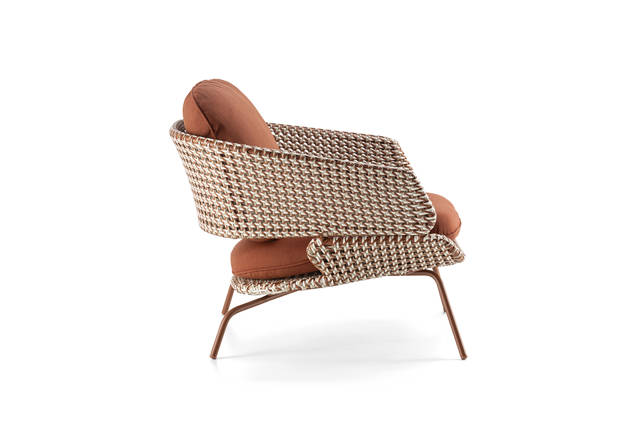 Santiago Fauteuil lounge acier inoxydable 2