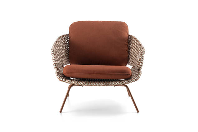 Santiago Fauteuil lounge acier inoxydable 4