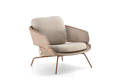 Santiago Fauteuil lounge acier inoxydable