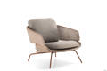 Santiago Fauteuil lounge acier inoxydable