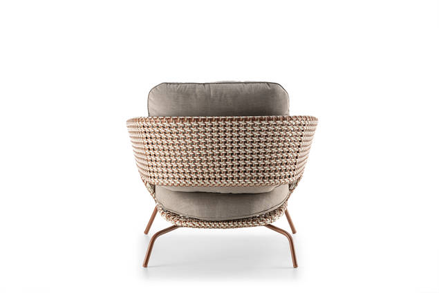 Santiago Fauteuil lounge acier inoxydable 3