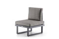 Tosca Dininglounge Sessel Aluminium