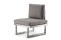 Tosca Dininglounge Sessel Edelstahl