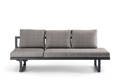 Tosca 3er Loungebank Aluminium