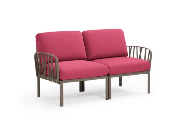 Komodo Banc lounge 2 places synthétique