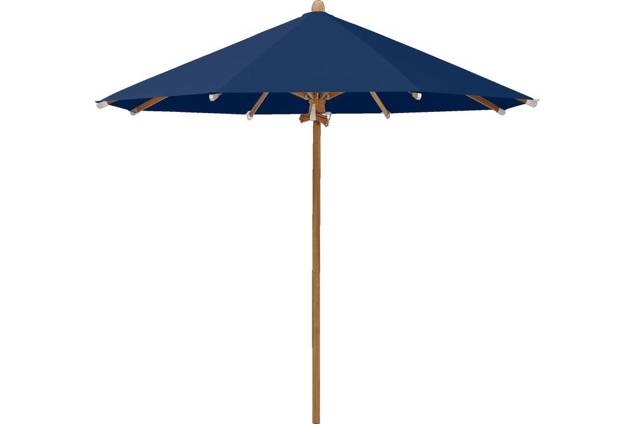 TEAKWOOD Parasol Glatz rond Ø 300 cm