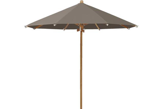 TEAKWOOD Sonnenschirm Glatz rund Ø 300 cm