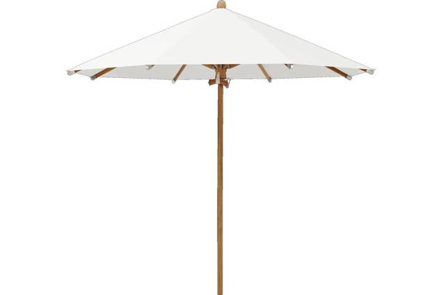 TEAKWOOD Sonnenschirm Glatz rund Ø 350 cm