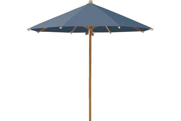 TEAKWOOD Sonnenschirm Glatz rund Ø 350 cm