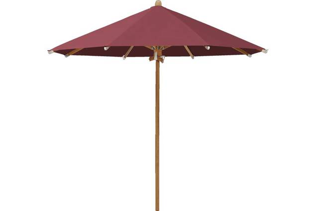 TEAKWOOD Sonnenschirm Glatz rund Ø 350 cm