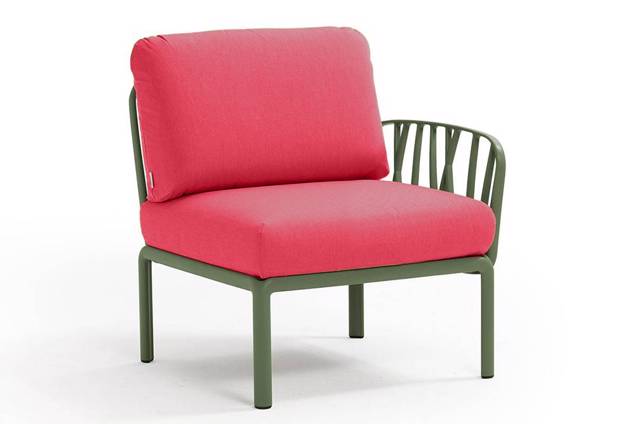 Komodo Fauteuil lounge gauche/droite synthétique