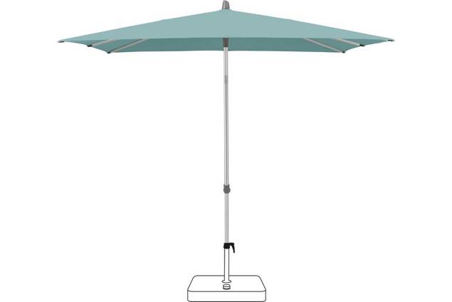 ALU-SMART Sonnenschirm Glatz quadratisch 200 x 200 cm