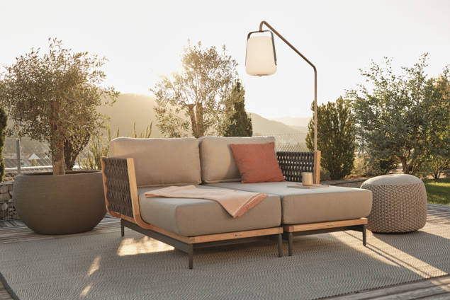 Göteborg Gartenlounge Set Aluminium