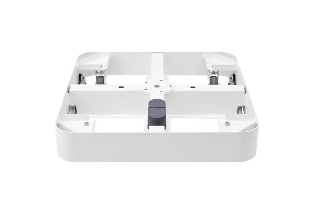 Rollensockelrahmen M4, 120 kg, Stahl feuerverzinkt weiss