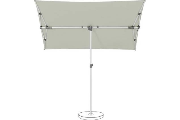 Sonnenschirm Glatz rechteckig 210 x 150 cm FLEX ROOF Hunn Gartenmöbel