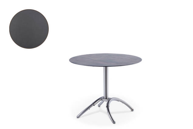 Amazonas Table de jardin acier inoxydable Ø 100 cm