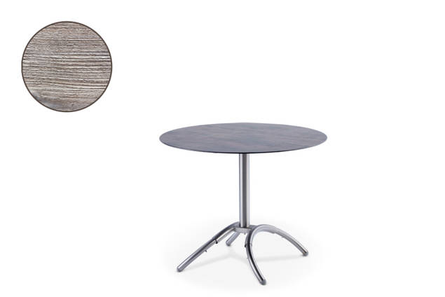 Amazonas Table de jardin acier inoxydable Ø 115 cm