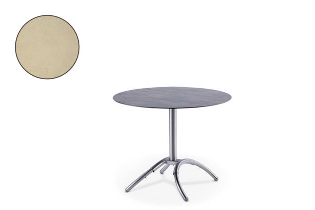 Amazonas Table de jardin acier inoxydable Ø 90 cm
