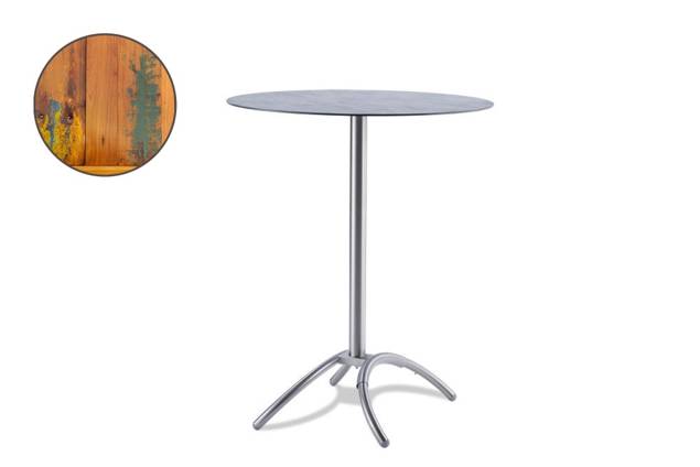 Amazonas Table de bar acier inoxydable 70x70 cm