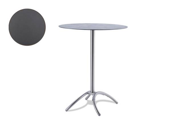 Amazonas Table de bar acier inoxydable 70x70 cm