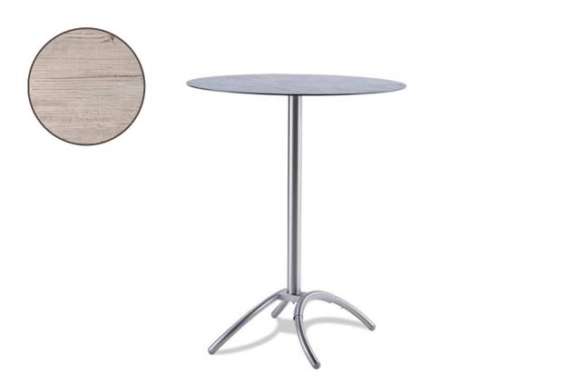 Amazonas Table de bar acier inoxydable Ø 80 cm