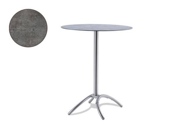 Amazonas Table de bar acier inoxydable 80x80 cm