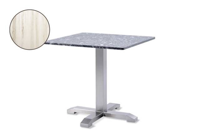 Amsterdam Table de jardin acier inoxydable Ø 100 cm