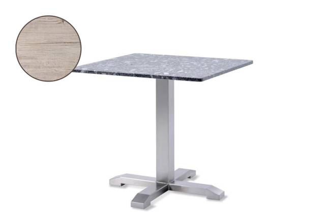 Amsterdam Table de jardin acier inoxydable Ø 100 cm