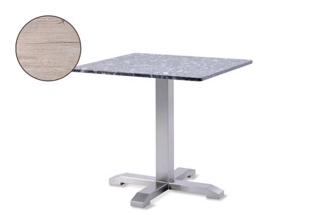 Amsterdam Table de jardin acier inoxydable Ø 90 cm