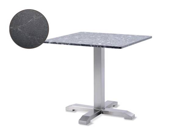 Amsterdam Gartentisch Edelstahl Ø 90 cm