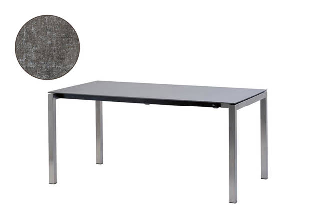 Pilatus Gartentisch Edelstahl 220x100 cm