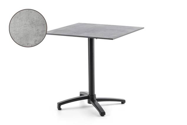 Brixen Gartentisch Aluminium 70x70 cm