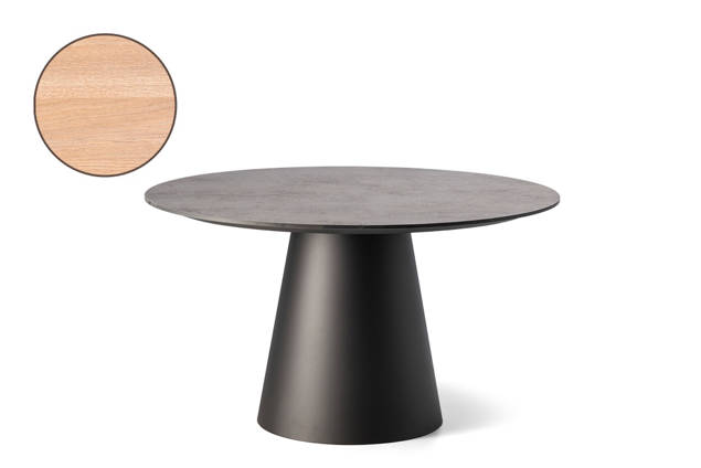 San Marino Gartentisch rund Aluminium Ø130 cm