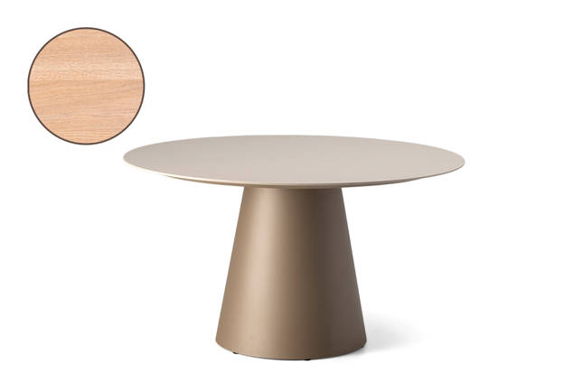 San Marino Gartentisch rund Aluminium Ø130 cm