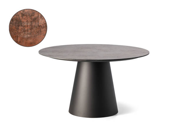 San Marino Gartentisch rund Aluminium Ø130 cm