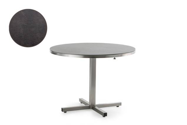 Dublin Gartentisch klappbar Edelstahl Ø 80 cm