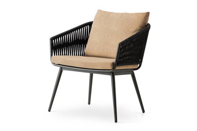 Kapstadt Loungesessel klein Aluminium