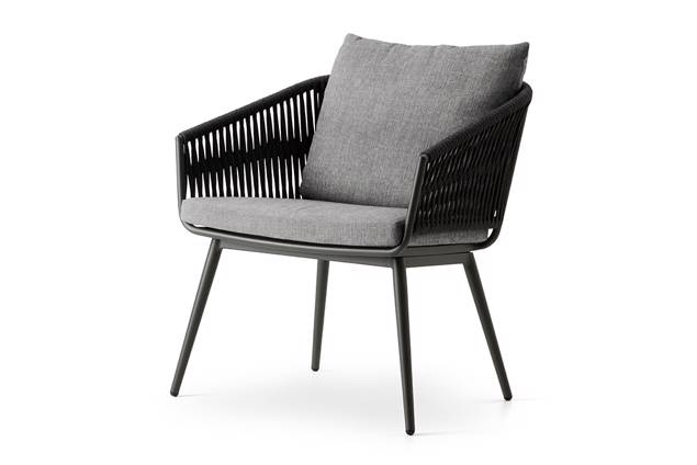 Kapstadt Loungesessel klein Aluminium