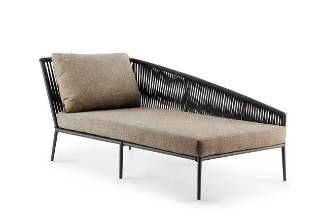 Kapstadt Recamiere links Aluminium