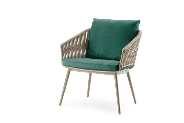 Kapstadt Loungesessel klein Aluminium