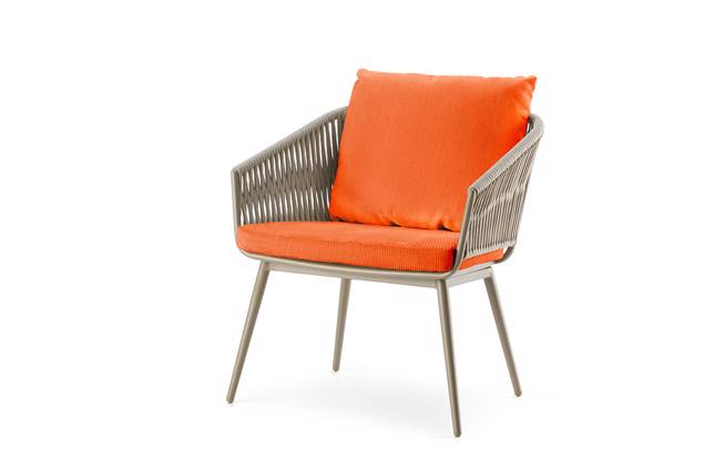 Kapstadt Fauteuil lounge petit aluminium